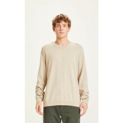 Field o-neck long stable cotton knit