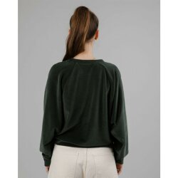 Velvet Ranglan Sweatshirt Green
