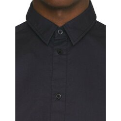 ALF regular crispy cotton shirt - GOTS/Vegan Black Jet