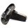 Madrid Big Buckle Natural Leather Oiled Black Narrow/Schmal