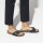 Madrid Big Buckle Natural Leather Oiled Black Narrow/Schmal