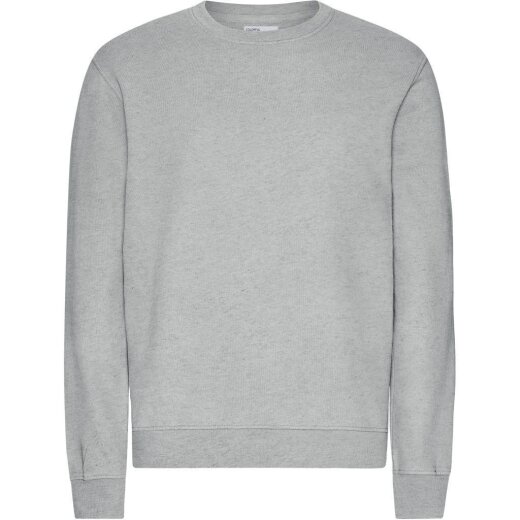 Classic Organic Crew Heather Grey