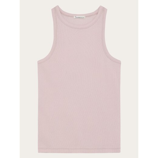 Racer rib top - Regenerative Organic Certified® - GOTS/Vegan Pale Pink