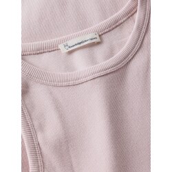 Racer rib top - Regenerative Organic Certified® - GOTS/Vegan Pale Pink