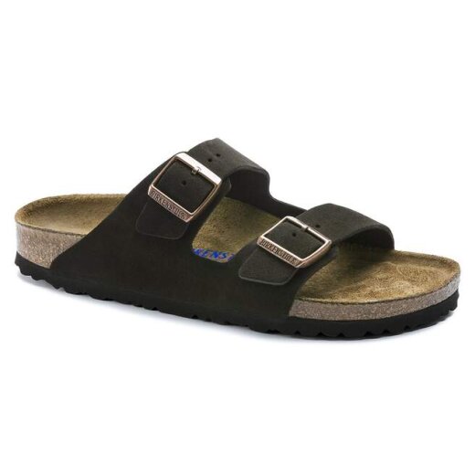 Arizona Soft Footbed Suede Leather Unisex Mocca Narrow/Schmal