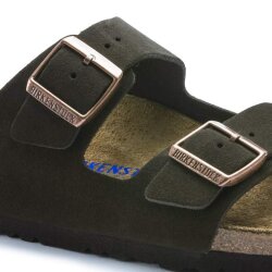 Arizona Soft Footbed Suede Leather Unisex Mocca Narrow/Schmal