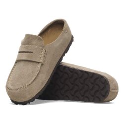 Naples Wrapped Suede Leather Unisex Taupe Regular/Normal