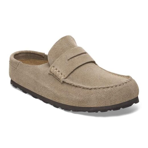Naples Wrapped Suede Leather Unisex Taupe Narrow/Schmal