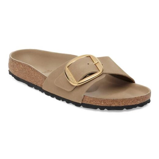 Madrid Big Buckle Oiled Leather Women Tabacco Brown Regular/Normal