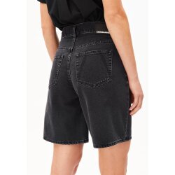 THALINAA DENIM SHORT ebony black