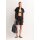 THALINAA DENIM SHORT ebony black