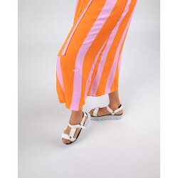 Color Block Long Dress Orange