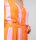 Color Block Long Dress Orange