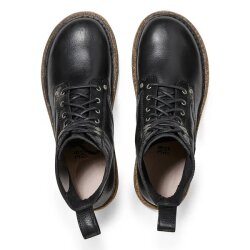 Bryson Leather Unisex Black Narrow