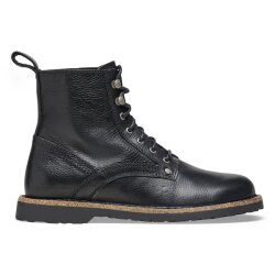 Bryson Leather Unisex Black Narrow