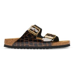Arizona Leather Women Emboss Leather Black Narrow/Schmal