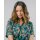 Flower Vichy Long Dress Navy