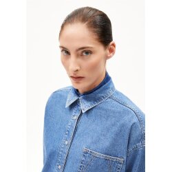 NALAANI DENIM BLOUSE sea foam