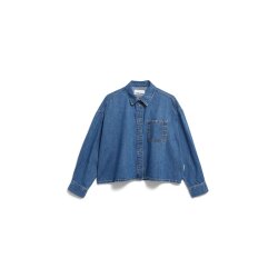 NALAANI DENIM BLOUSE sea foam