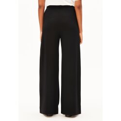 BASIC JERSEY WIDE LEG PANT black