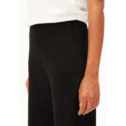 BASIC JERSEY WIDE LEG PANT black