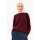 RIB KNIT SWEATER velvet red