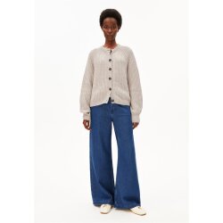 RIB KNIT CARDIGAN honey melange