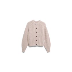 RIB KNIT CARDIGAN honey melange