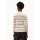 ALAANIA STRIPED KNIT SWEATER oatmilk-black
