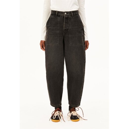 BAARLY HIGH WORKER BARREL JEAN nutmeg