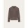 Rib mock neck Stripe - brown