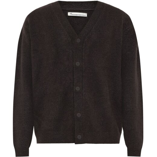 Soufflé yarn cardigan Chocolate Torte