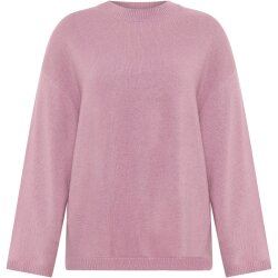 Lambswool crew neck sweater Orchid Haze