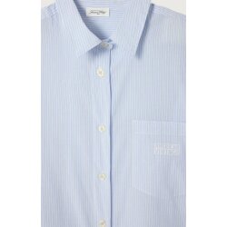 Eluabird Women Shirt Blue Stripes