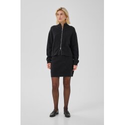 Mwtracy Knit Skirt Dark Grey Melange