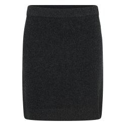 Mwtracy Knit Skirt Dark Grey Melange