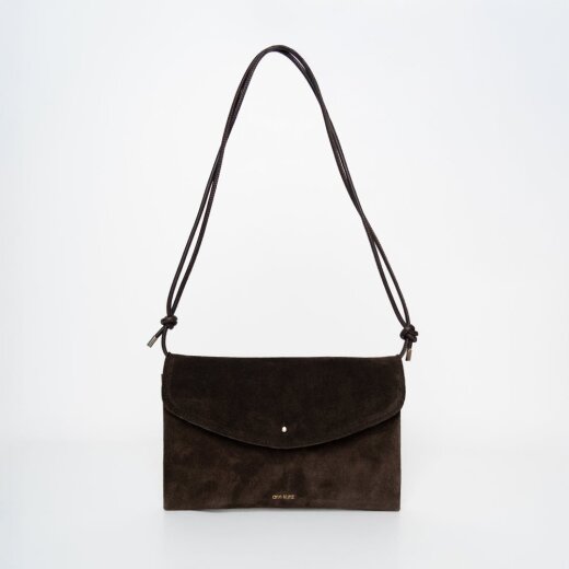 Cute Clutch Suede Mocha