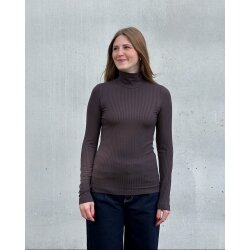 Rib Turtleneck Mio Mud