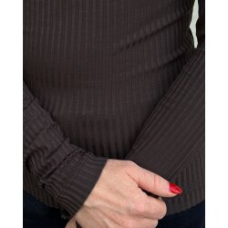 Rib Turtleneck Mio Mud