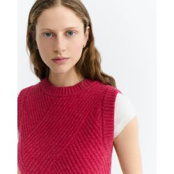 Red Kaia Knitted Vest Red