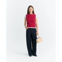 Red Kaia Knitted Vest Red