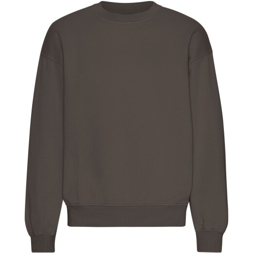Organic Oversized Crew Coffee Brown