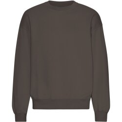 Organic Oversized Crew Coffee Brown