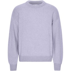 Oversized Merino Wool Crew Lavender