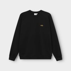 Sweatshirt Malmoe Perch EMB Black