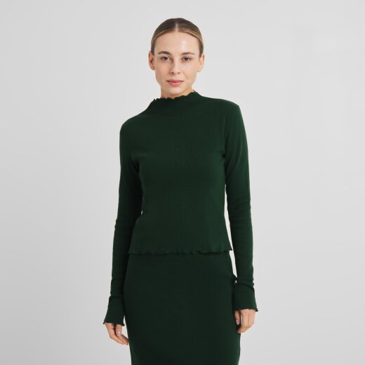 Rib Top Ryd Dark Green Pine Grove