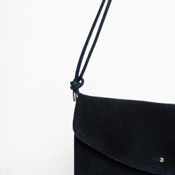 Cute Clutch Suede Dark Blue