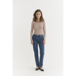 Ludmilla LS Tee Mink / Whisper white / mink