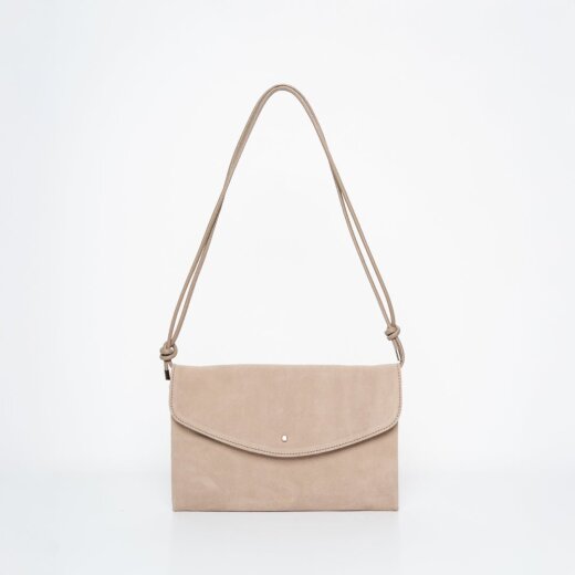 Cute Clutch Suede Caramelo
