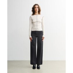 Pin-Tucked Long-Sleeve - Nature White